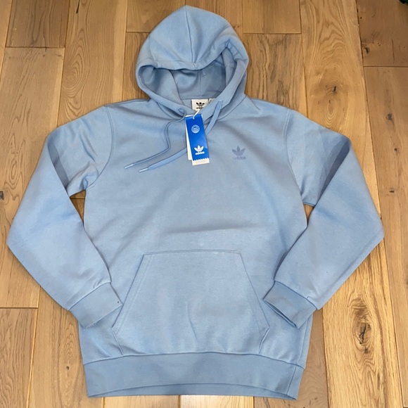 Adidas velvet logo hoodie